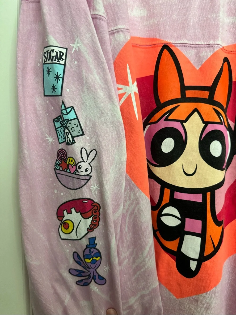 Powerpuff Girls Blossom Pink Graphic Long Sleeve Top Spirit Jersey